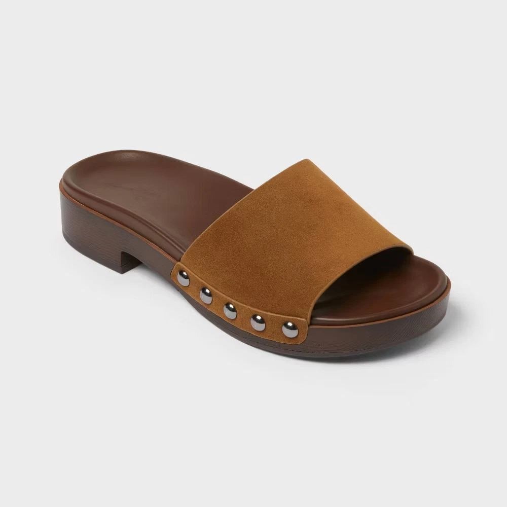 Women's Hera Block‎ Heels by Universal Thread Brown Size 10 New With Tags